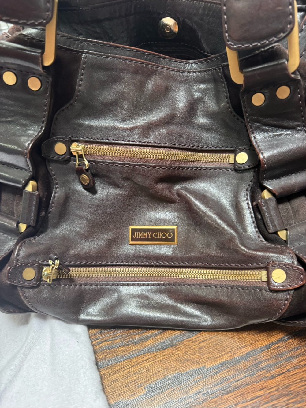 Jimmy Choo Authentic Mahala
Brown Calf